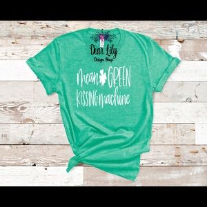 Mean Green Kissing Machine Unisex T-shirt